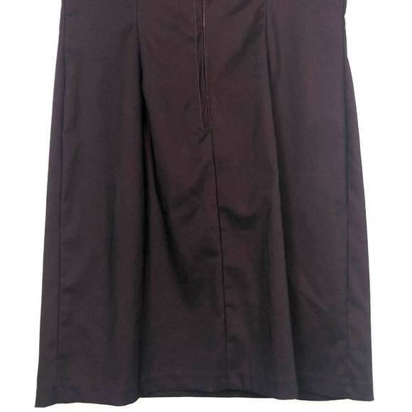 Alyn Paige Burgundy Iridescent Stretch Sheath Mini Dress Size 10 Sleeveless - Picture 7 of 10